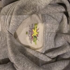 Gray Hoodie with Graphic Design